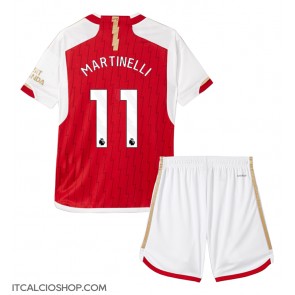 Arsenal Gabriel Martinelli #11 Prima Maglia Bambino 2023-24 Manica Corta (+ Pantaloni corti)